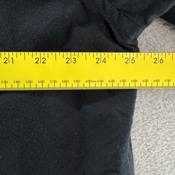 UNTUCKit Shirt Men XXL Black Flannel Button Up Long Sleeve Collared Pocket - Picture 9 of 12